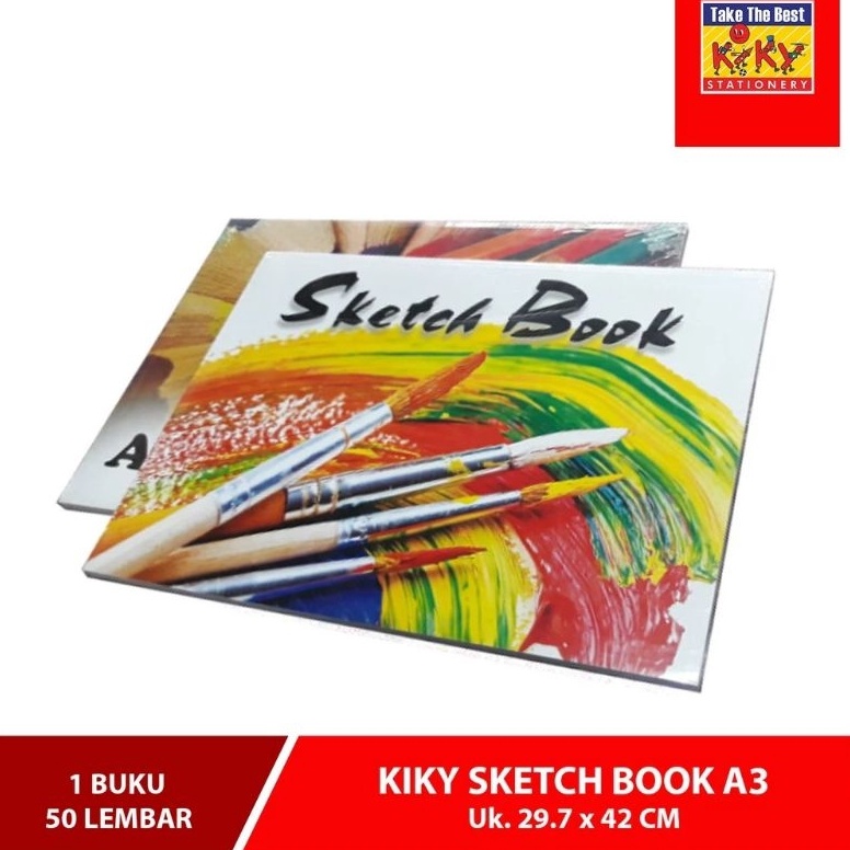 

KODE V5X8 Sketch book A3 Kiky 5 lembar Buku sketsa gambar