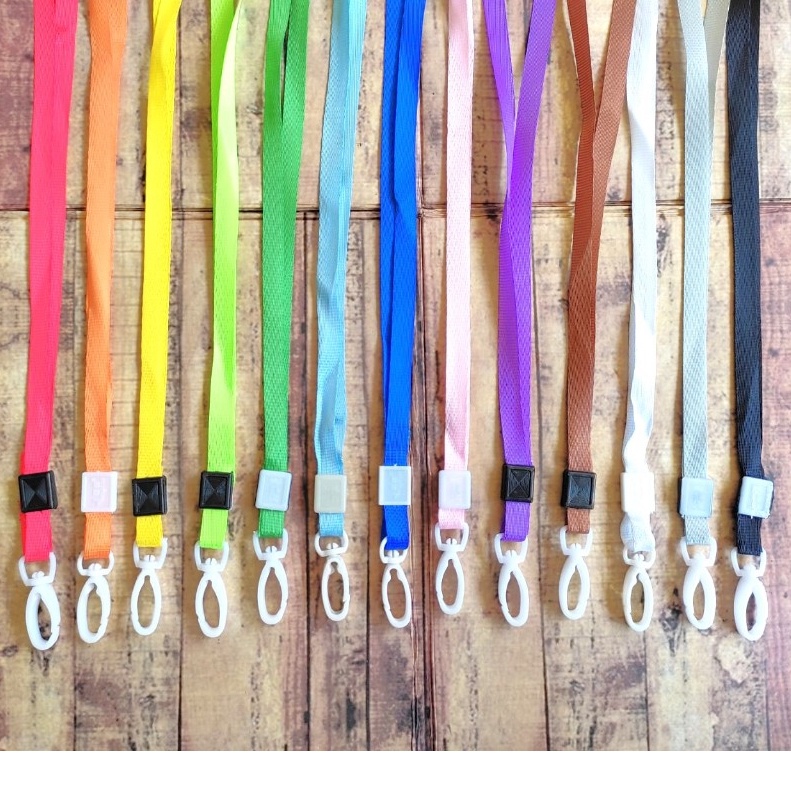 

KODE F6Q 1 Pcs Tali ID Card Cantol Bahan Plastik Tali Gantung ID Card Cantolan