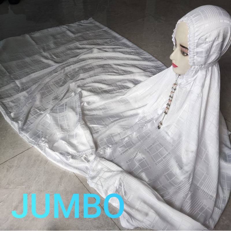 Mukena Terusan Sutra Blitz Jumbo