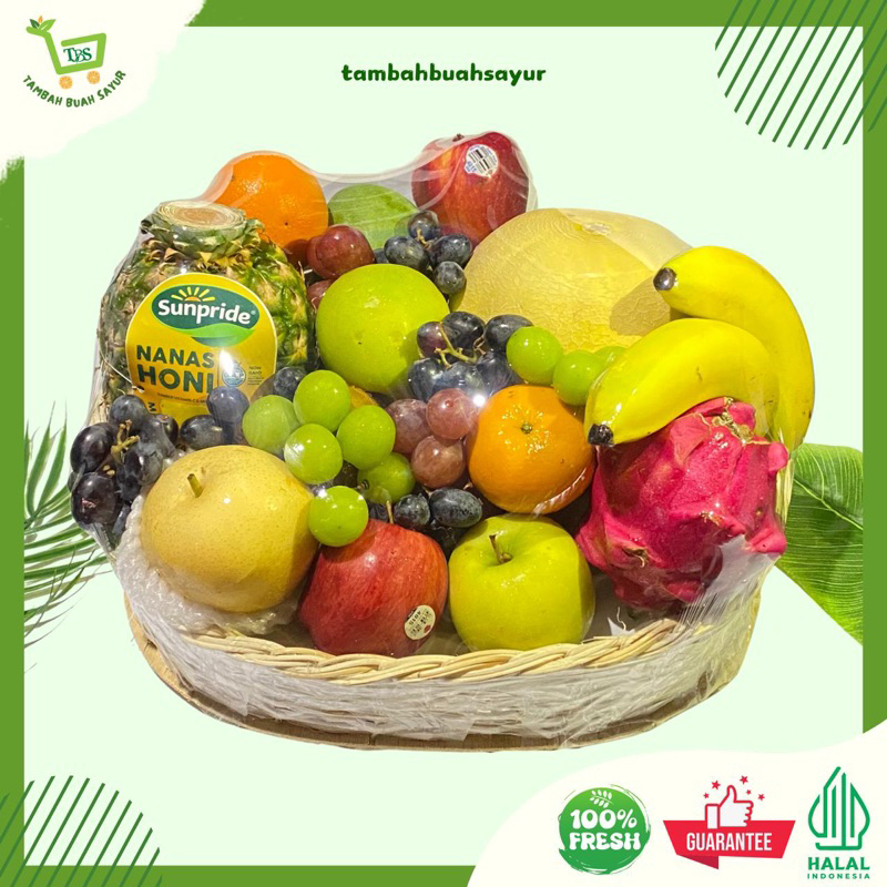 

(PROMO) PARCEL BUAH FRESH PREMIUM UKURAN XL | Tambah Buah Sayur