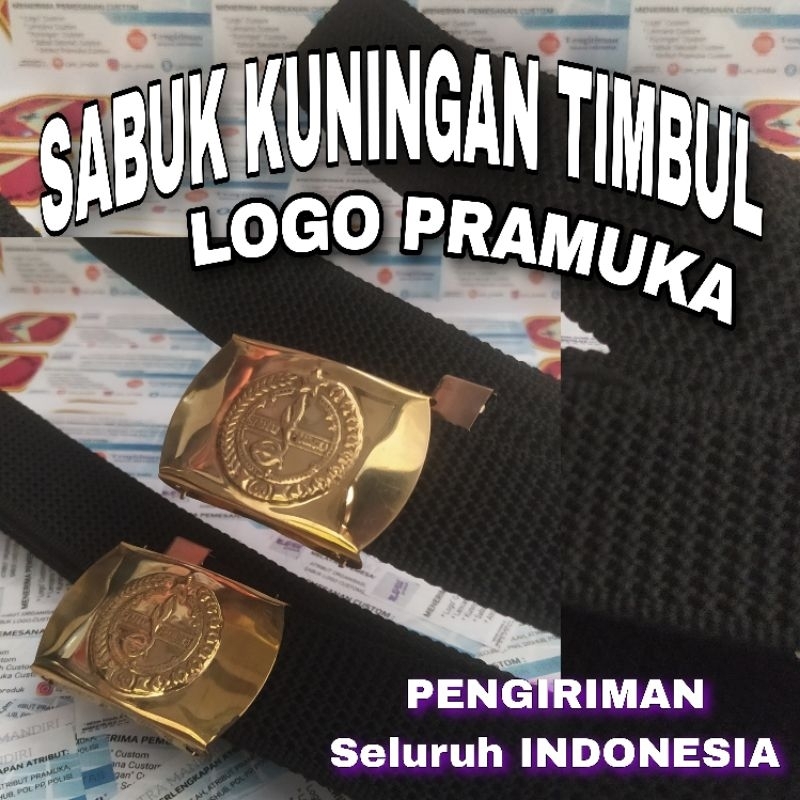 Sabuk Pramuka Kuningan Brasso