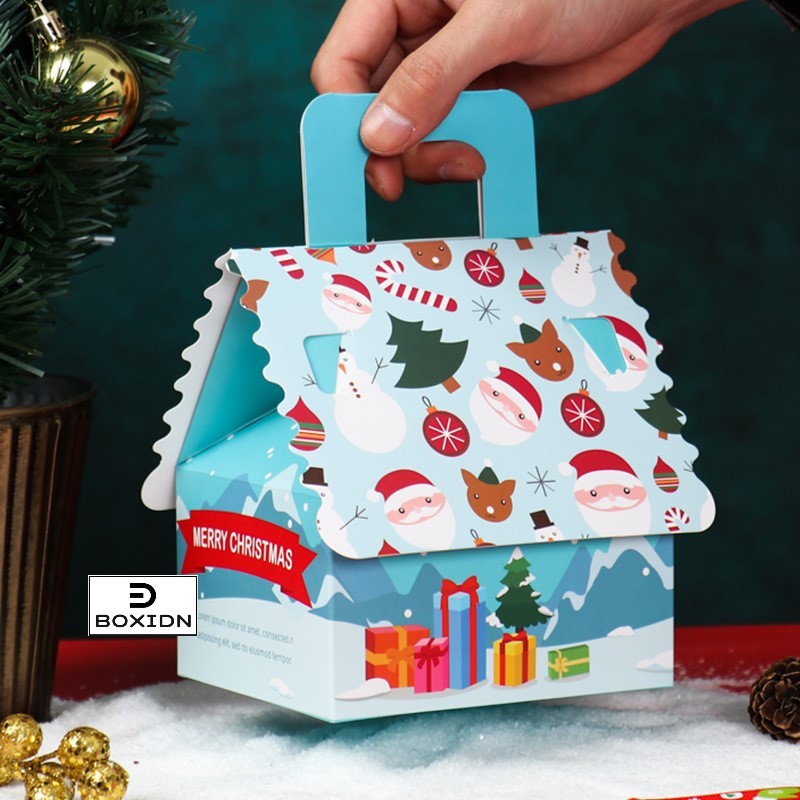 

12pcs/24pcs Box natal cookies box natal 1 jar 400ml box natal mini new