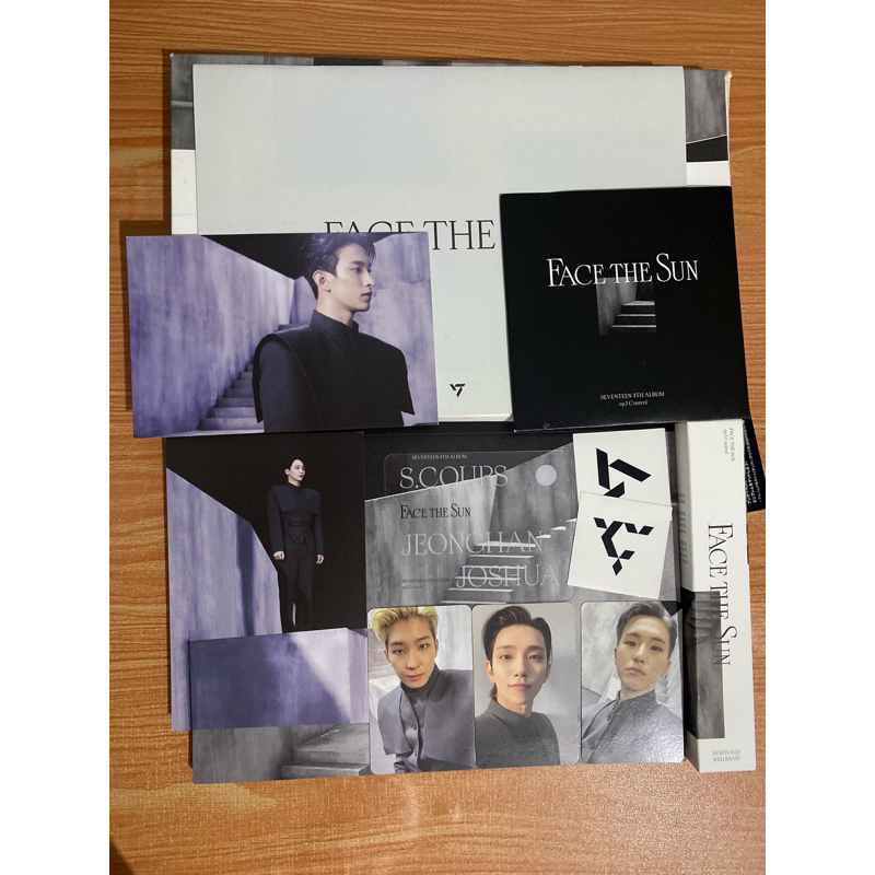 UNSEALED ALBUM SEVENTEEN FACE THE SUN EP. control 1 wonwoo joshua hoshi photocard