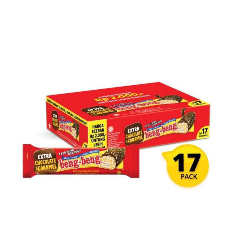 

Beng beng chocolate 1 Box isi 17 pcs