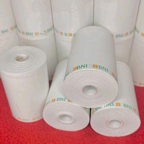 

Unggul Kes struk thermal EDC logo BNI 57x4mm 1 roll