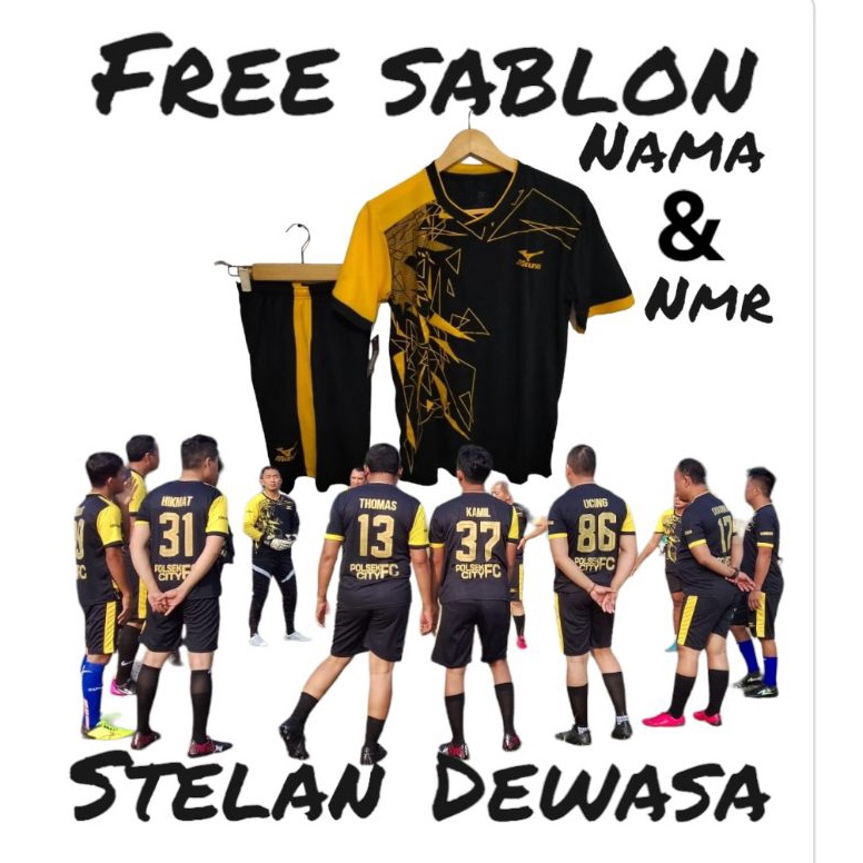 Terbagus FREE BAJU BOLA BAJU KAOS OLAH RAGA DEWASA VOLY BADMINTON SERAP KERINGAT