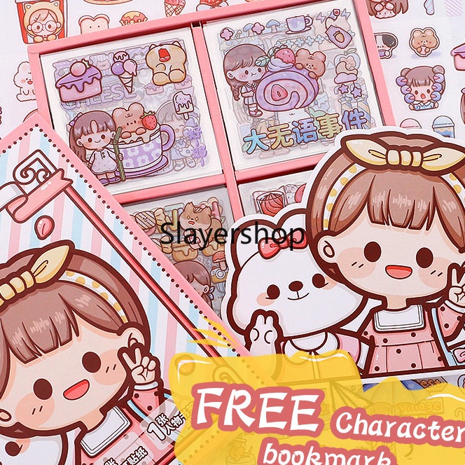

Murah 72 Lembar Stiker Box Aesthetic Edisi Dodo Girl 1 Box