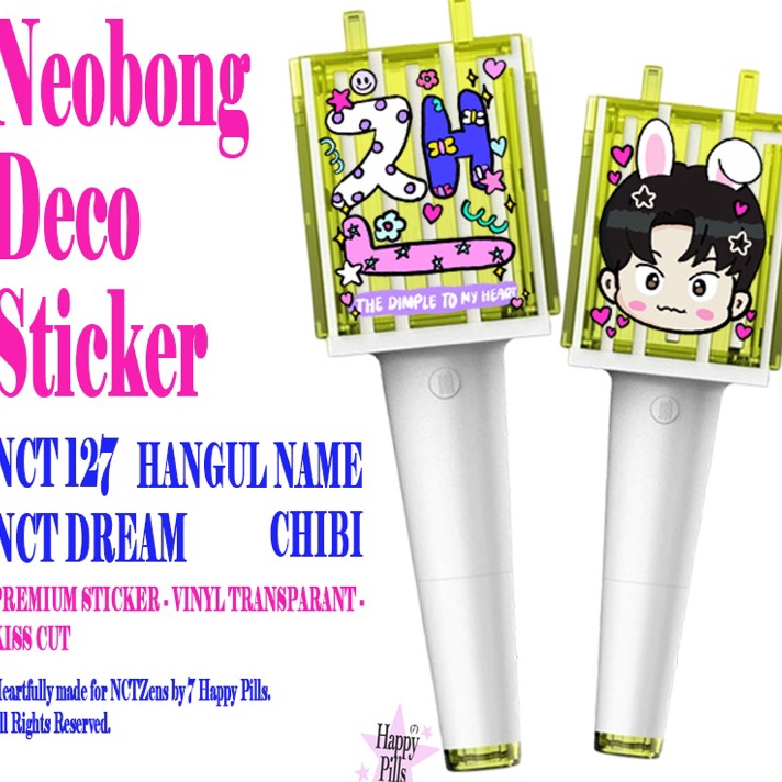 

Spesial NEOBONG DECO STICKER NCT CONCERT KIT