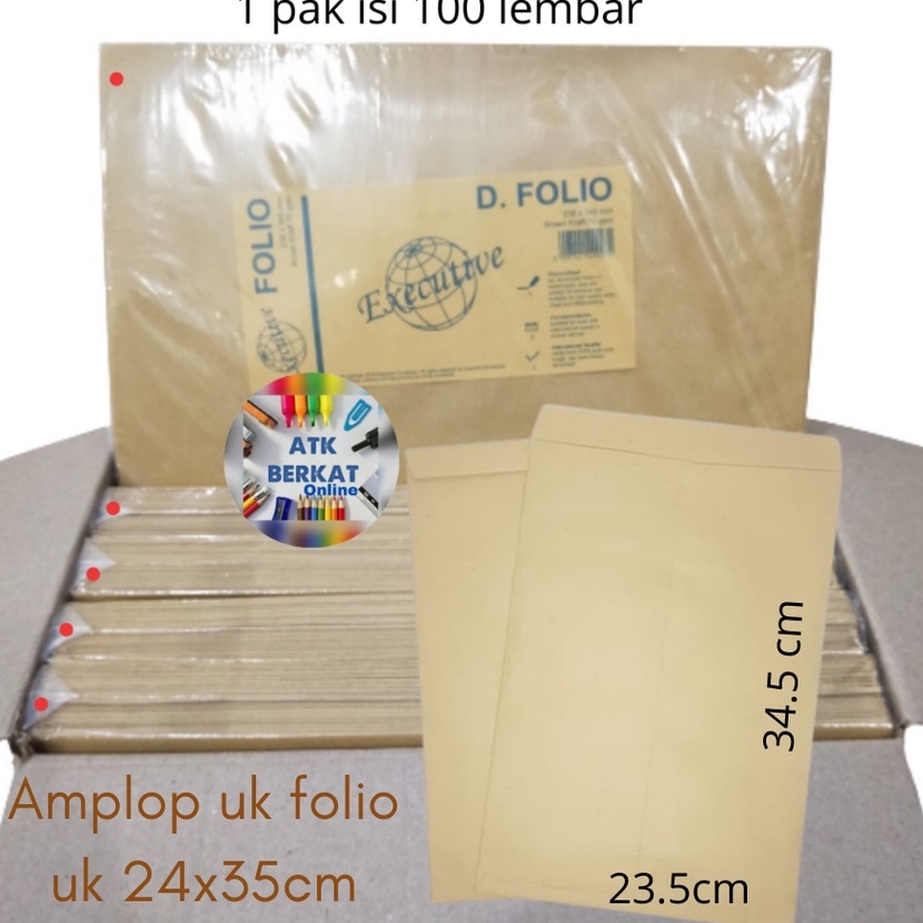 

Wah Amplop Coklat Folio