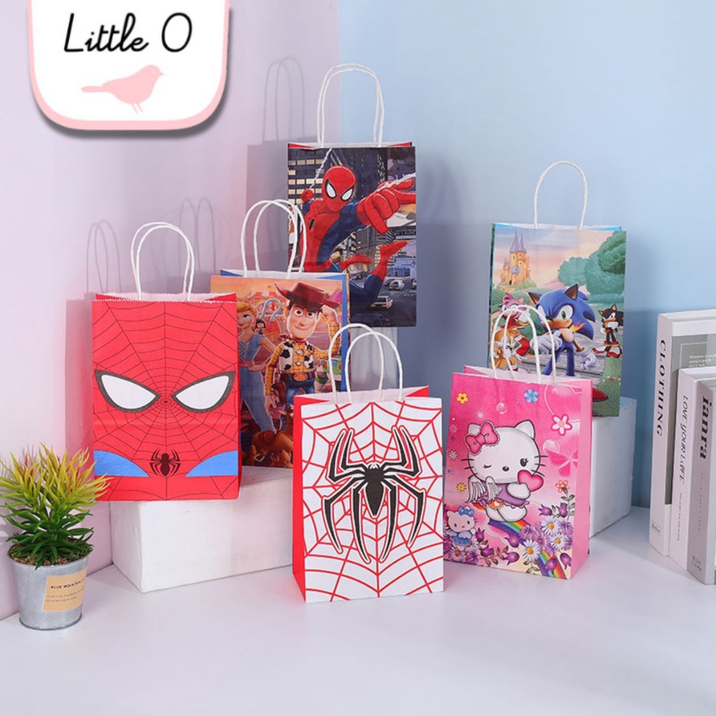 

HEMAT NEW PAPERBAG SUPERHEROES PAPERBAG CRAFT Kantong Kertas Happy Birthday Goodie Bag Hampers Ulang Tahun Ultah