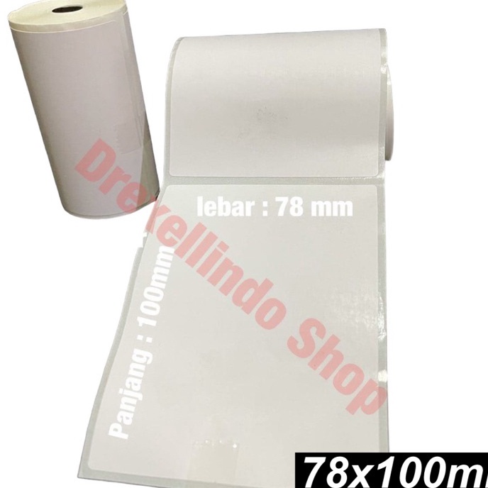 

HJ6 Kes Thermal Label Stiker 78x1mm Gap isi 1 lembar
