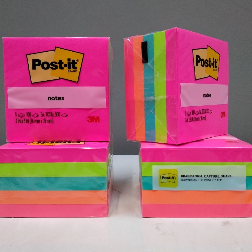 

Cepat 3M Post It Sticky Notes 6545AN 3 inch x 3 inch