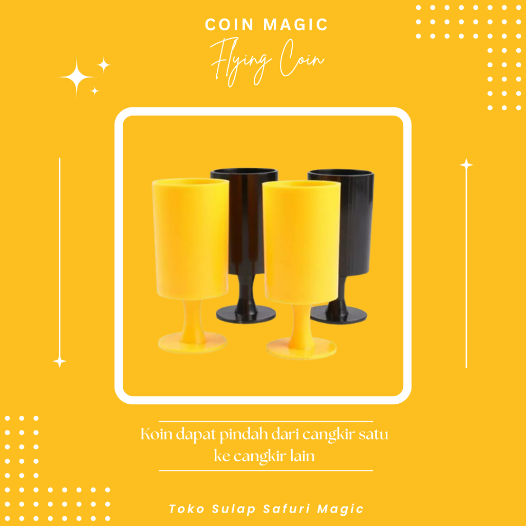 Alat Sulap Flying Coin - Sulap Koin - Coin Magic - Trik Koin - Toko Sulap