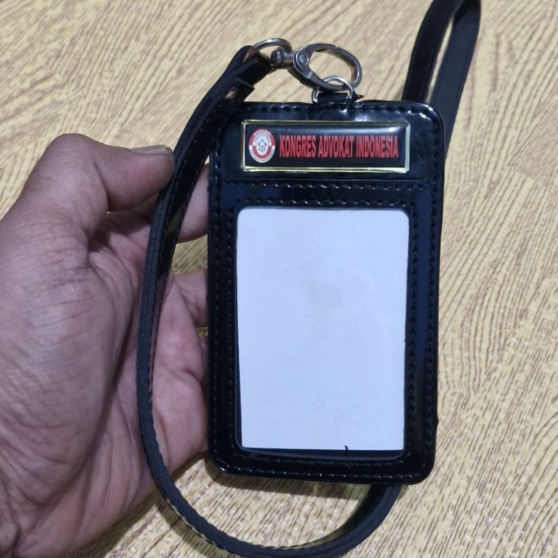 

Dompet id card advokat KAI pedang hitam