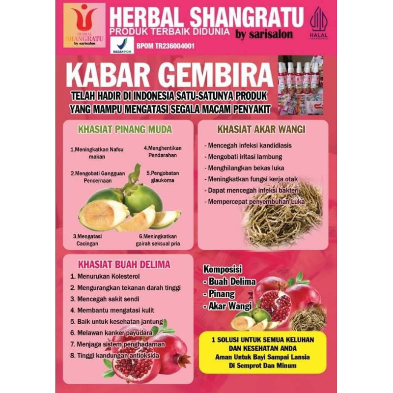 

HERBAL SHANGRATU PEMBELIAN 3 BOTOL