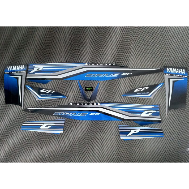 STRIPING NON TRANSPARAN VEGA R NEW SIRIUS GP BIRU