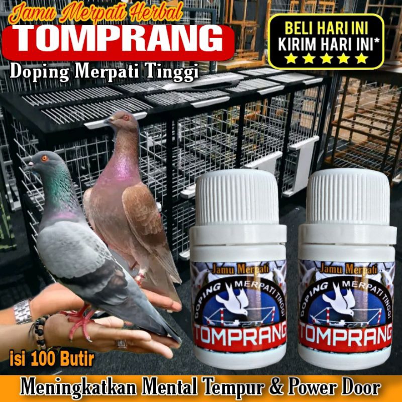 JAMU MERPATI KOLONG TOMPRANG LOSDOR 100 BUTIR Doping merpati kolong losdor stut door super Giring ke