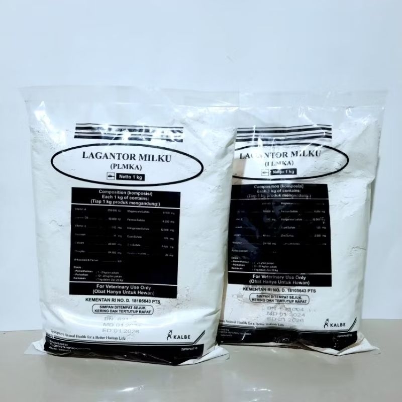 LAGANTOR MILKU 1 KG PREMIX SAPI KAMBING PERAH