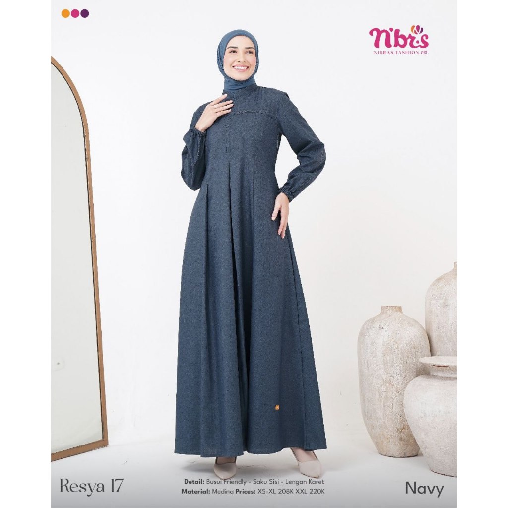 RESYA 17 GAMIS NIBRAS TERBARU
