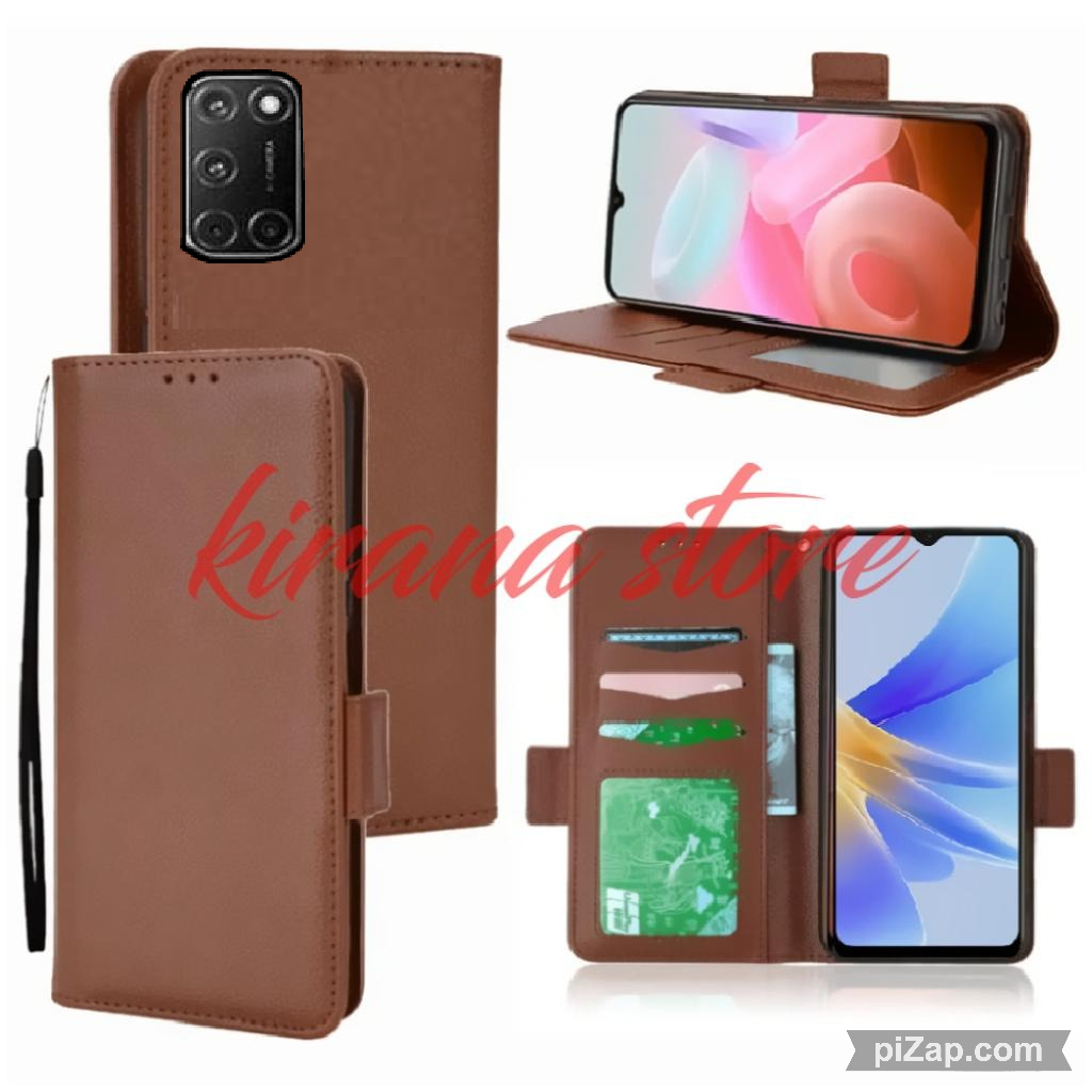 Case Dompet Hp Oppo A92 Oppo A52 Case Dompet Casing HP Flip Kulit Case Wallet Leather Cover