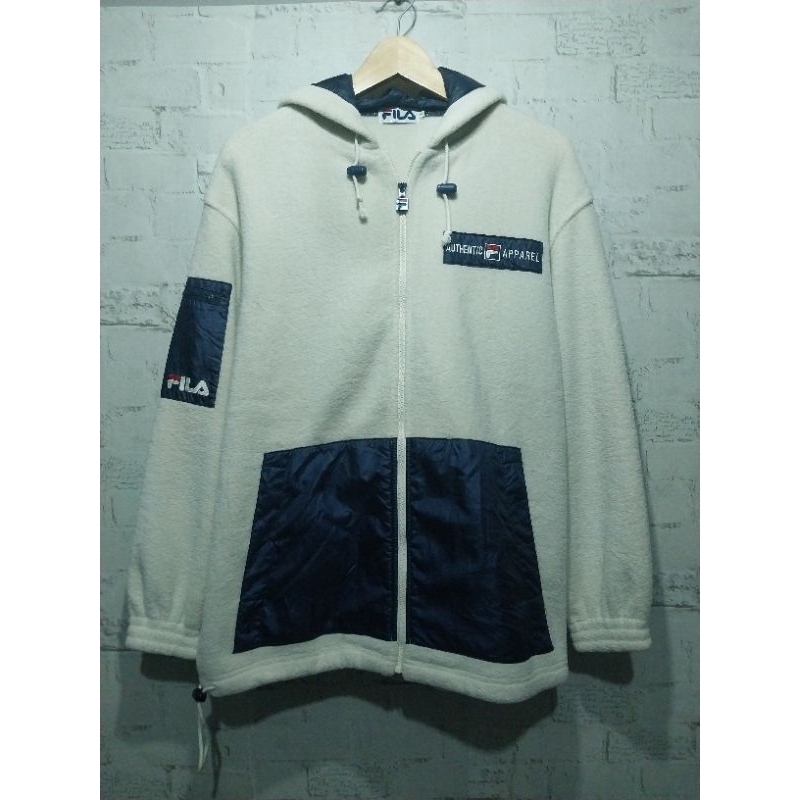 j4ket ziphoodie Fila sherpa