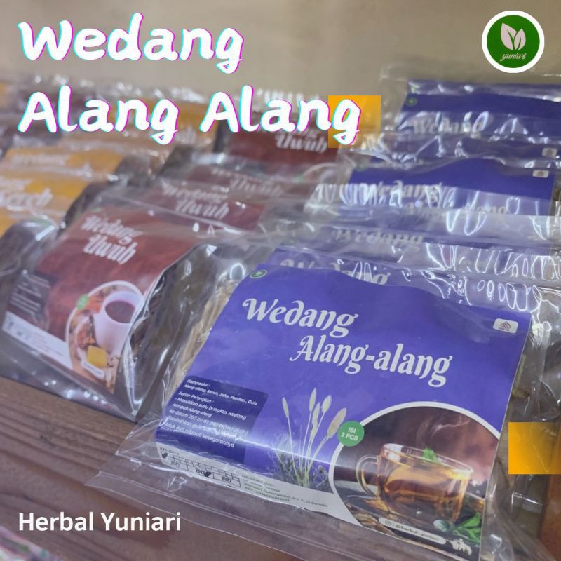 

Wedang Alang-Alang YUNIARI isi 7 pcs