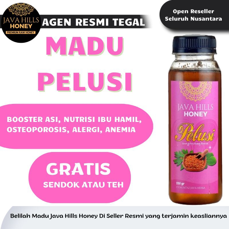 

Madu Pelusi Java Hills Honey Booster ASI Mengencangkan Payudara Imunitas Stamina Busui Ibu Menyusui Osteoporosis Anemia 100% Premium Asli Murni Original Herbal Javahills 320gr