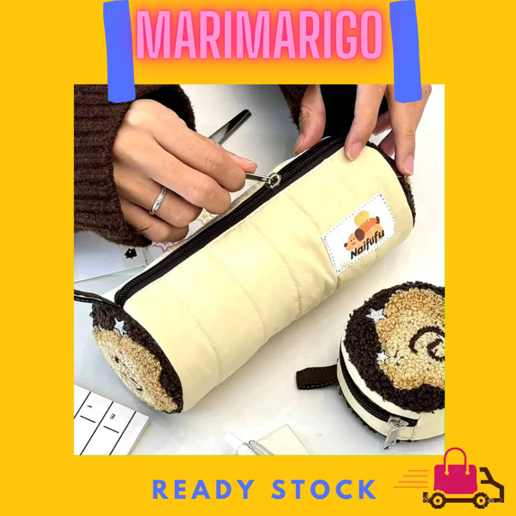 

Tempat Pensil Gulung Lucu Anak Sekolah Japanese Toast Cake Roll Pencil Bag Cosmetic Bag