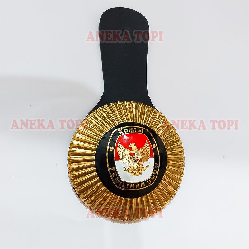 Lencana Tanda Jabatan KPU Jengkolan Kalep Logo KPU Pin KPU - Aneka Topi