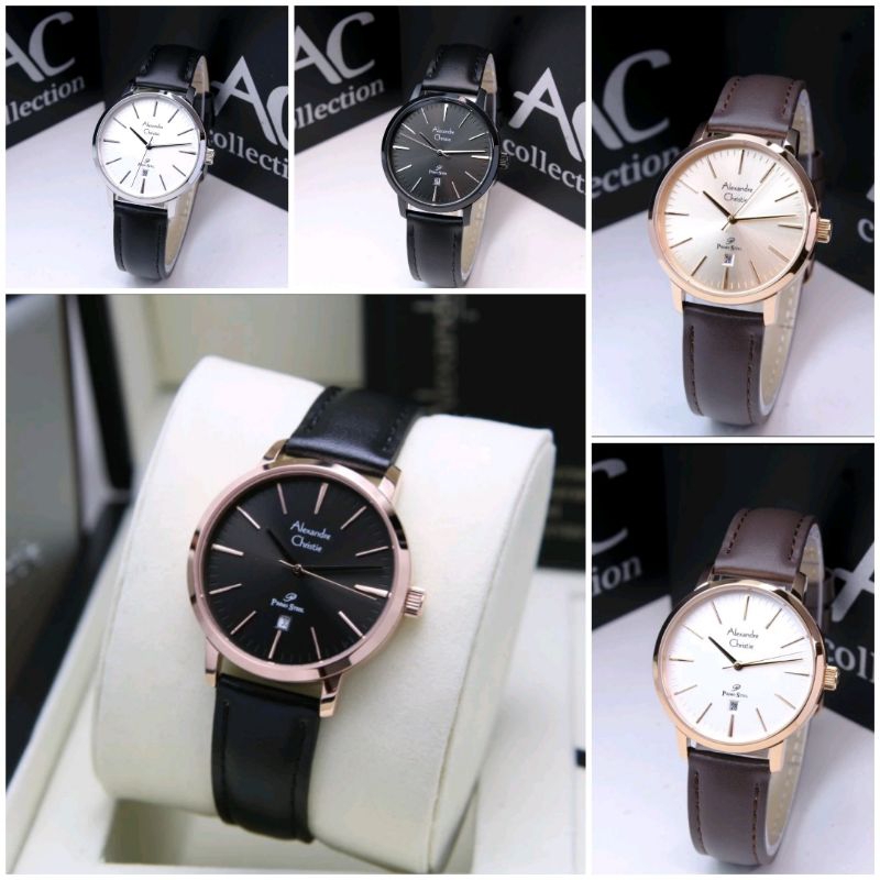 AC1028 Jam Tangan Wanita Alexandre Christie AC 1028 Original Kulit