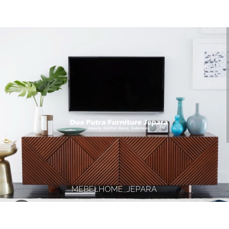 bufet tv minimalis kayu jati,bufet minimalis silang kayu jati,bufet tv termurah