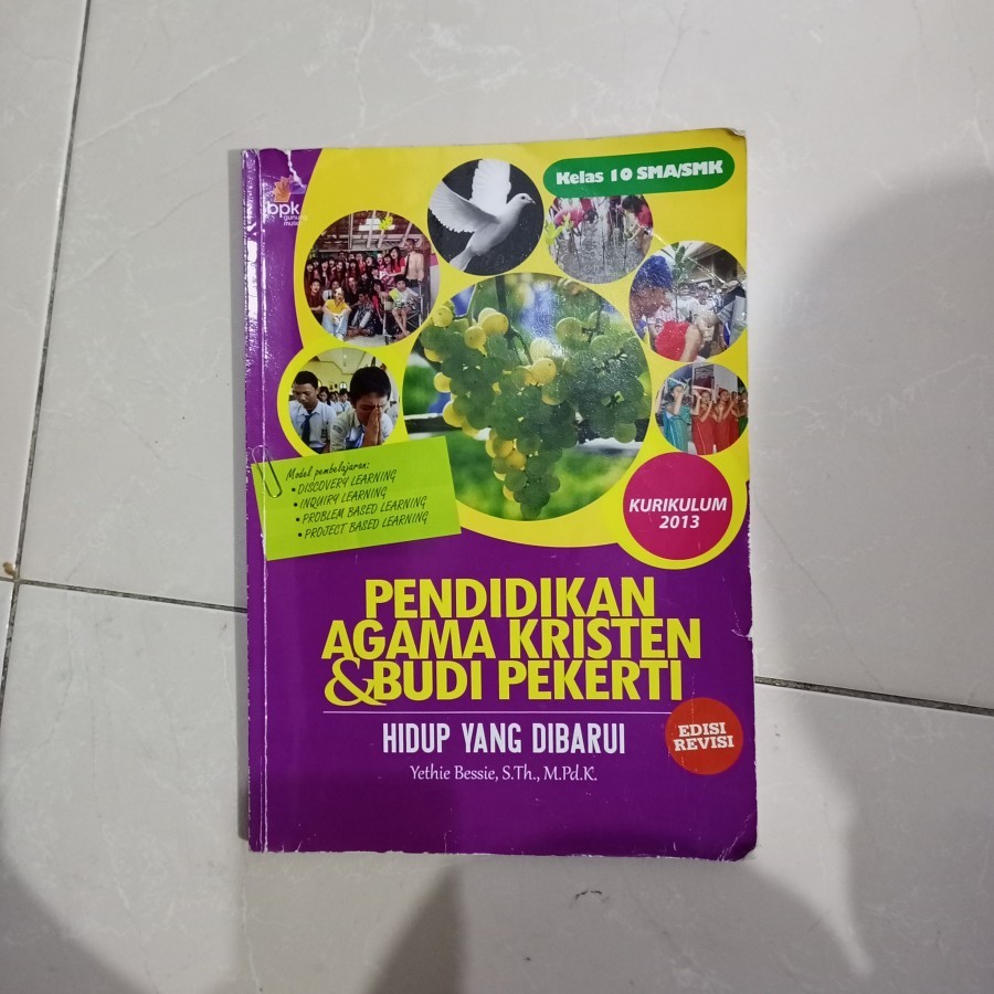 Pendidikan Agama Kristen dan Budi Pekerti kelas 10 / X