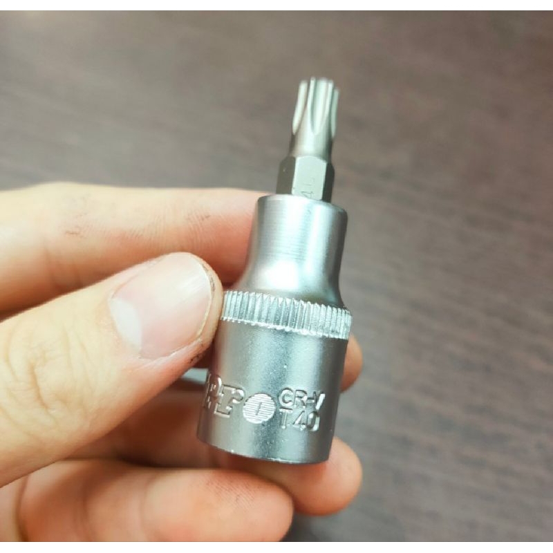 Mata sok bintang T40 honda x 55mm Star bit sock T 40 Kunci shock