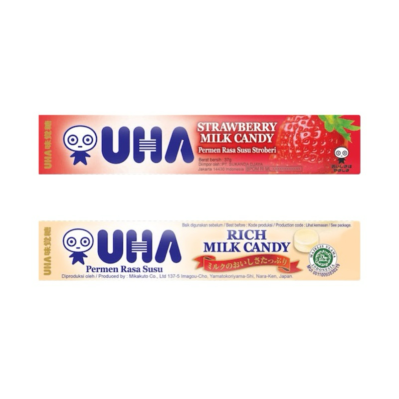 

UHA strawberry milk candy | UHA rich milk candy