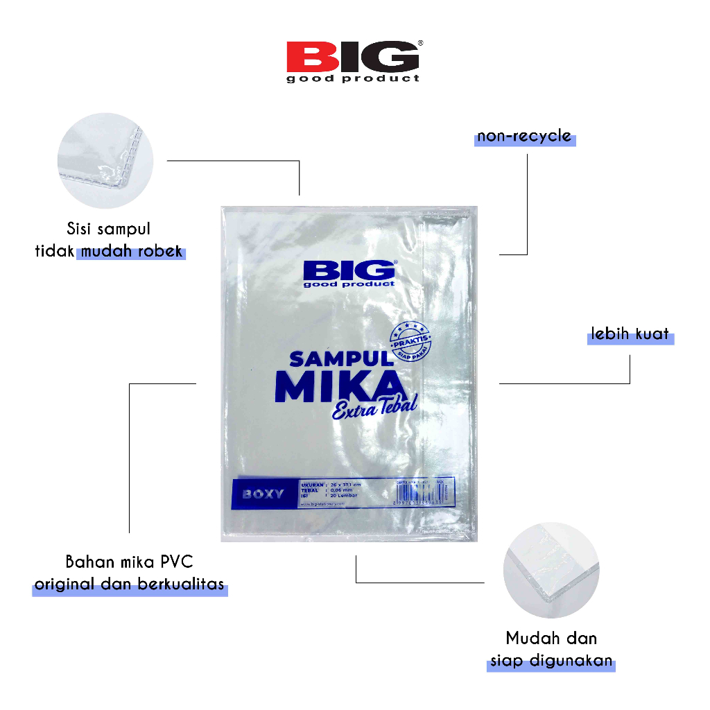 

1 PAK SAMPUL FOLIO BIG 50 LEMBAR