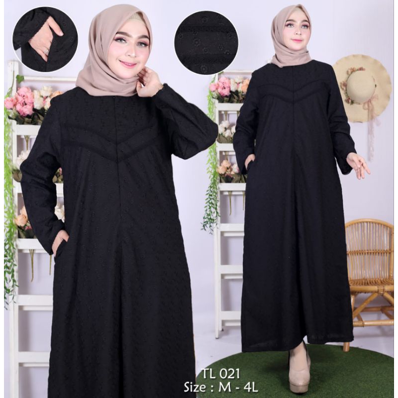 gamis katun jepang bahan adem