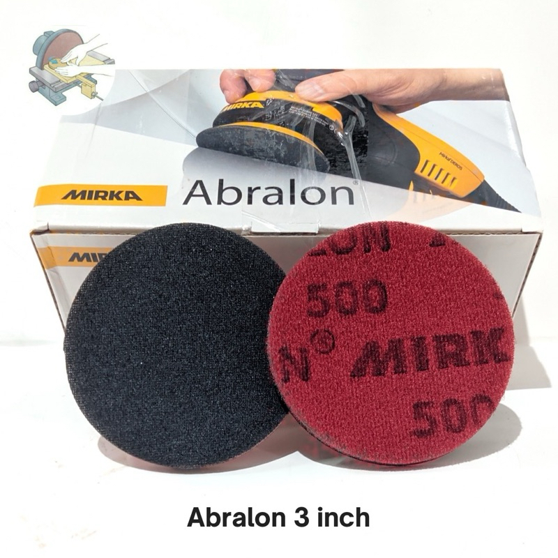 Mirka Abralon 3 inch/amplas kaca mobil