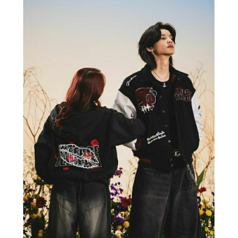 varsity telepati x preface heatwave smooch & ziphoodie telepati x preface summer romance & hoodie pr