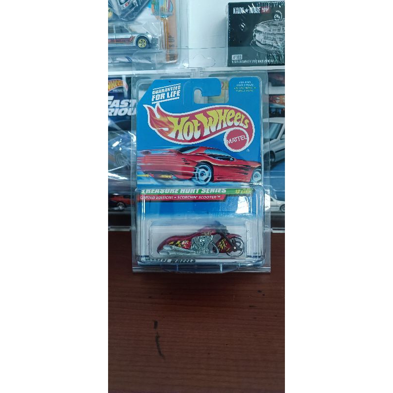 Hot Wheels Treasure Hunt Scorchin Scooter Limited Edition