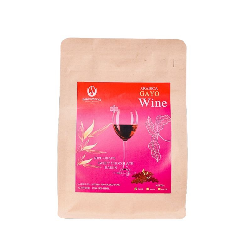 

Innovative Coffee Roastery Arabica Gayo Wine 200gr