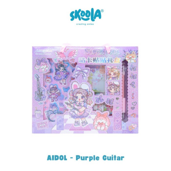 

Unik Skoola Stationery Sticker Set Washi Tape Anak Perempuan - Aidol - AIDOLPRPLEGITAR Murah