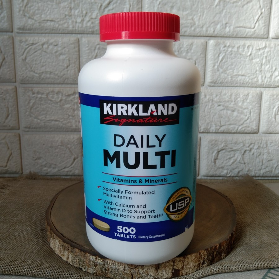 KIRKLAND SIGNATURE DAILY MULTI VITAMIN & MINERAL 500 TABLETS ORI USA