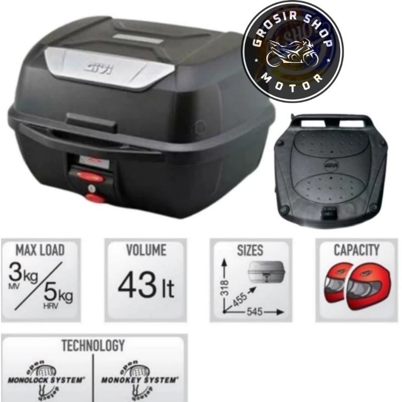 Box Givi E43 Ntl / Box Givi E 43 Ntl Original