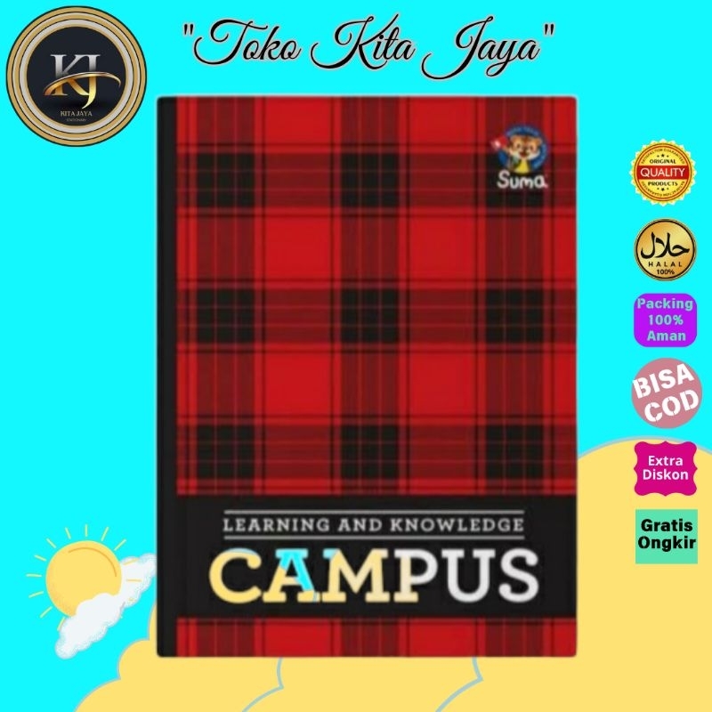 

Buku Tulis SUMA CAMPUS 50 dan 38 Lembar isi 10 pcs