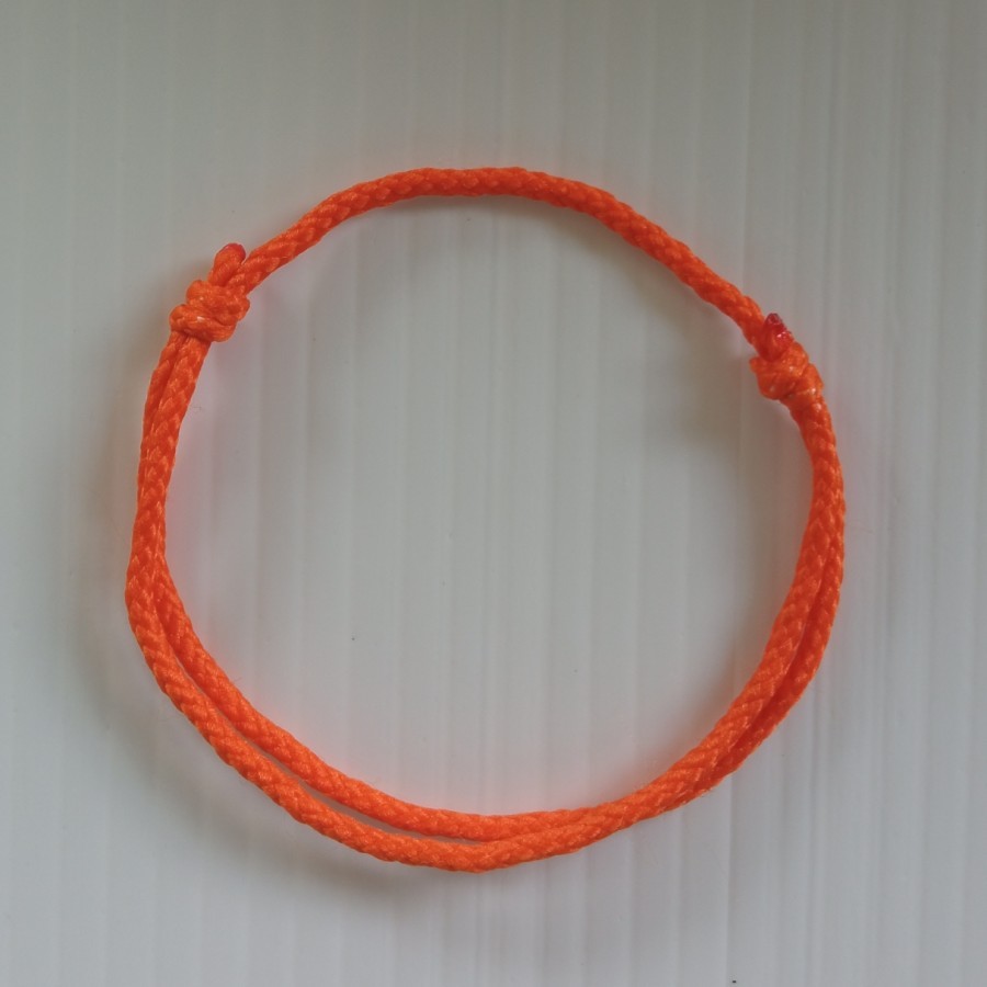 gelang tali prusik gelang tali gunung gelang tali polos PART 2 - Orange
