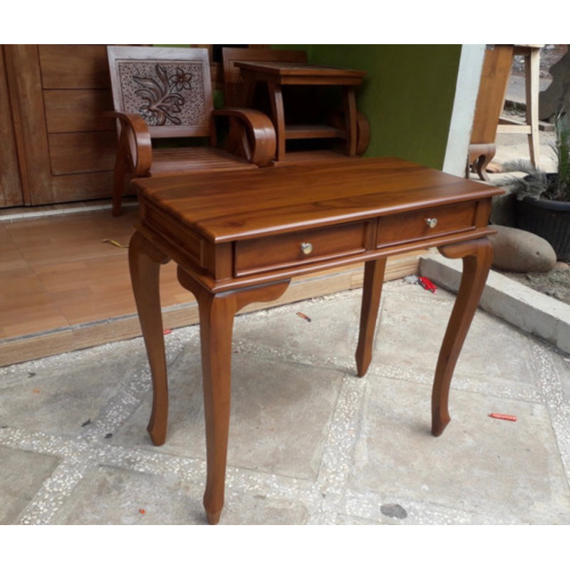 meja konsul jati laci 2 / meja konsul jati / meja jati 2 laci / meja konsul jati