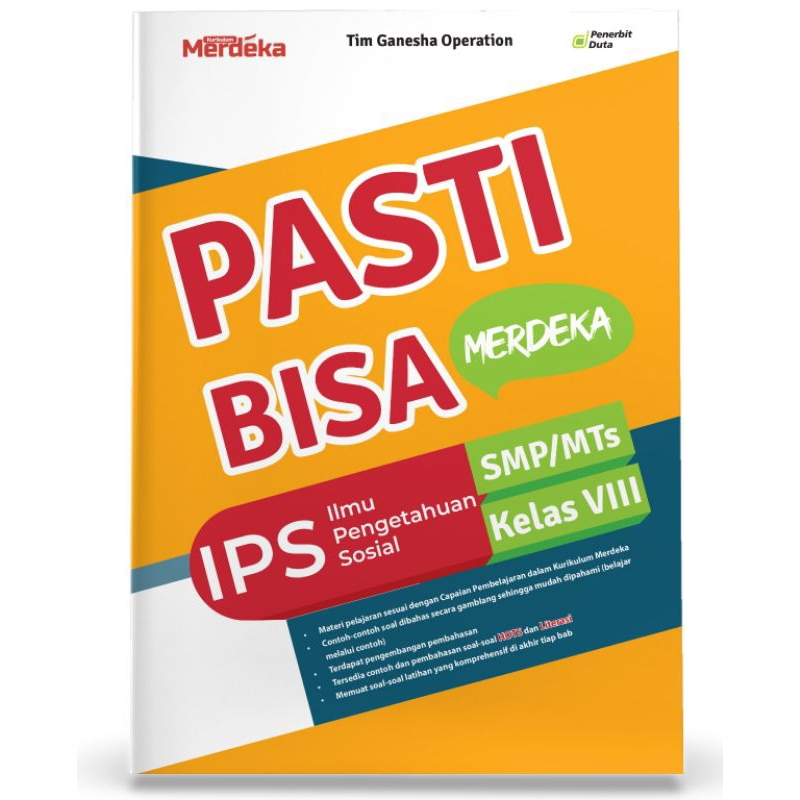 

PASTI BISA MERDEKA Ilmu Pengetahuan Sosial SMP/MTs Kelas VIII