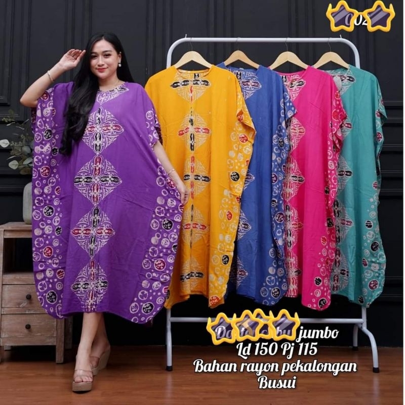 Daster wanita super jumbo Ld 125 Ld 150 terlaris baju tidur jumbo pakaian wanita baju cewek