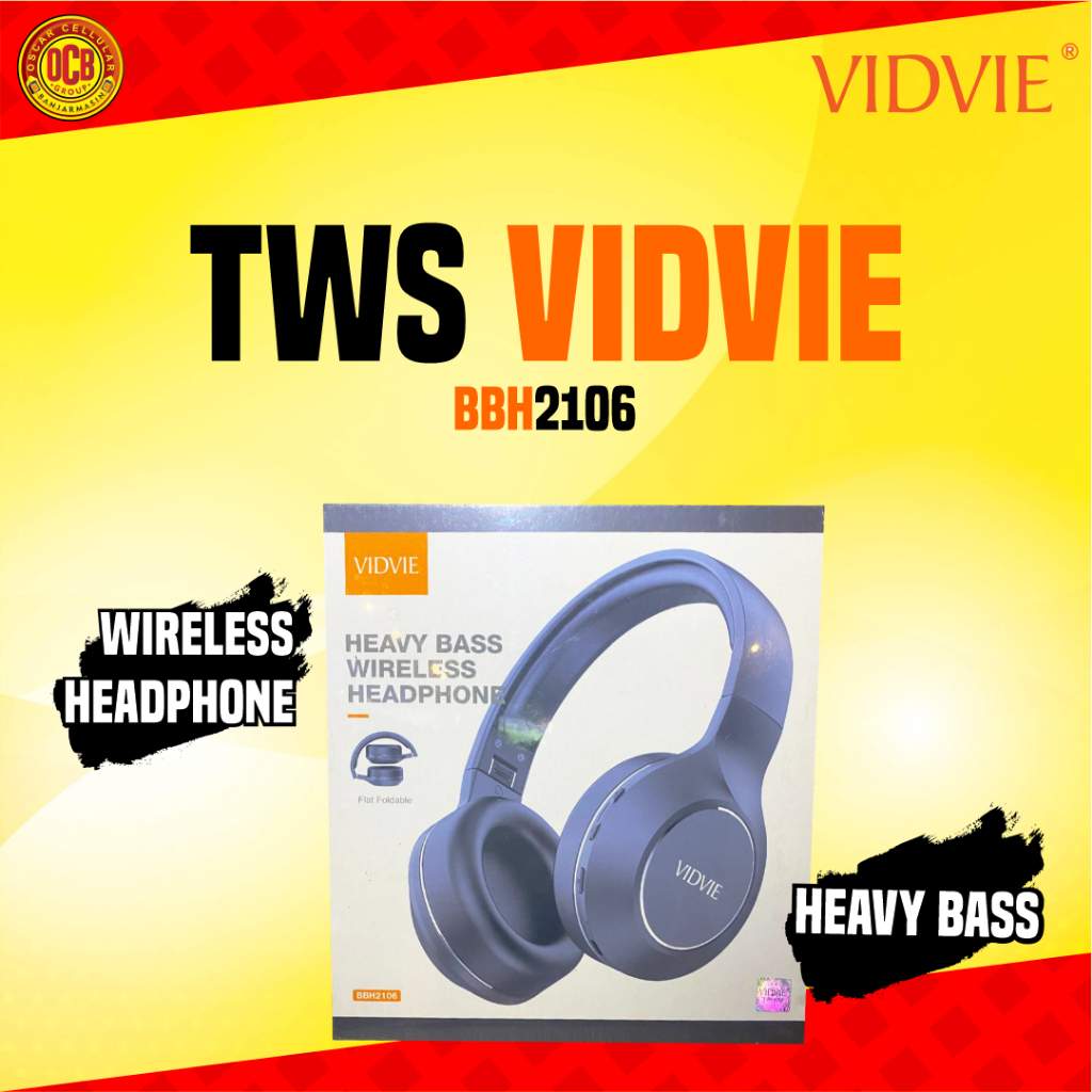 Vidvie Headphone Bluetooth BBH2106 Stereo Sound Wireless Headphone