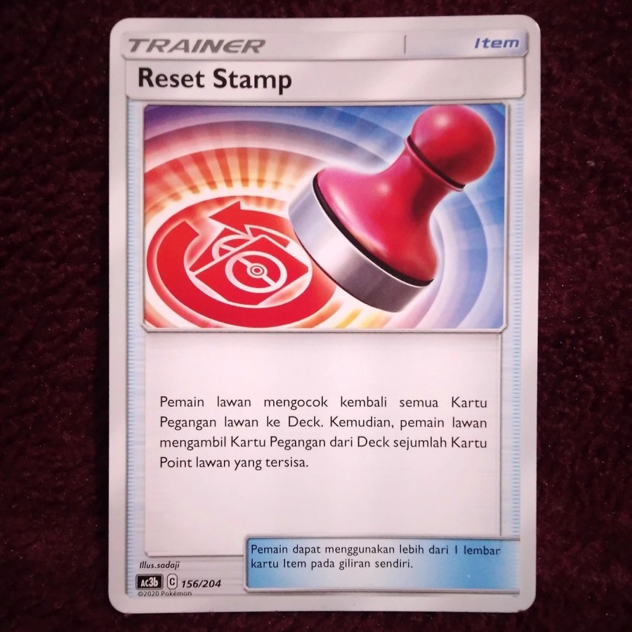 Reset Stamp - Pokemon TCG Indonesia